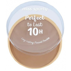 Miss Sporty Perfect to Last 10H pudr 010 Porcelain 9 g