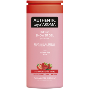 Authentic Toya Aroma Strawberry & Mint aromatický sprchový gel 400 ml