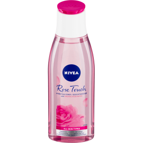 Nivea Rose Touch čistící hydratační pleťová voda pro všechny typy pleti 200 ml