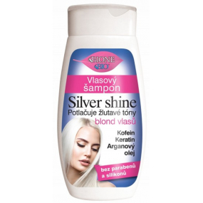 Bione Cosmetics Silver Shine tónovací šampon na vlasy 260 ml