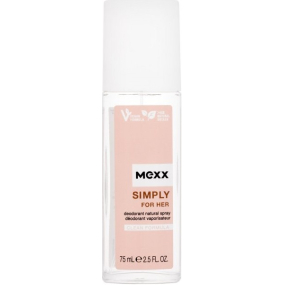 Mexx Simply for Her parfémovaný deodorant sklo pro muže 75 ml