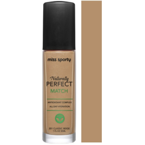 Miss Sporty Naturally Perfect Match make-up 201 Classic Beige 30 ml