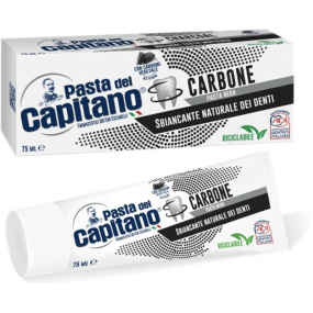Pasta Del Capitano Carbone zubní pasta pro obnovu přirozené bělosti zubů 75 ml