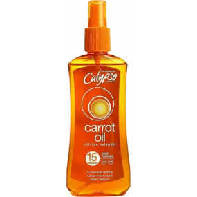 Calypso Carrot Oil SPF15 karotkový olej na opalování 200 ml
