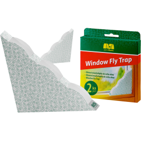 Moudrý Window Fly Trap okenní mucholapka do rohu okna 2 kusy