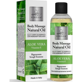 Lady Venezia Body Massage Natural Oil Aloe Vera tělový masážní přírodní olej s Aloe Vera 250 ml