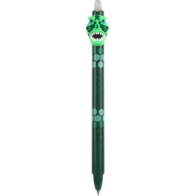 Colorino Gumovatelné pero Divoká zvířata zelené, modrá náplň 0,5 mm