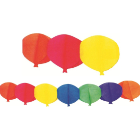 Girlanda Balónky barevná 400 x 20 cm