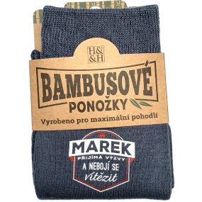 Albi Bambusové ponožky Marek, velikost 39 - 46