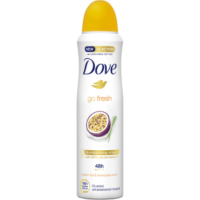 Dove Go Fresh Marakuja & Citronová tráva 48h antiperspirant deodorant sprej pro ženy 150 ml