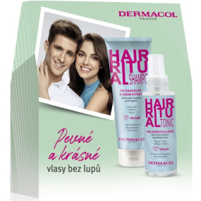 Dermacol Hair Ritual šampon proti lupům 250 ml + sérum pro omezení vypadávání vlasů 100 ml, kosmetická sada