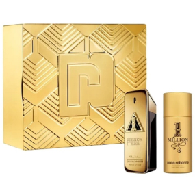 Paco Rabanne 1 Million Elixir Parfum Intense parfémovaná voda 100 ml + deodorant sprej 150 ml, dárková sada pro muže
