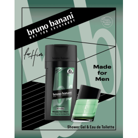 Bruno Banani Made toaletní voda 30 ml + sprchový gel 50 ml, dárková sada pro muže