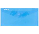 Donau průhledná modrá obálka s drukem DL, PP 220 x 110 mm 1 kus