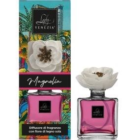 Lady Venezia Naif Magnolia - Magnólie aroma difuzér s květem pro postupné uvolňování vůně 100 ml