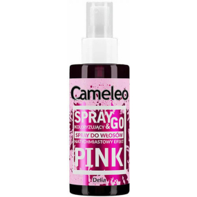 Delia Cosmetics Cameleo Spray & Go tónovací přeliv na vlasy Růžový 150 ml