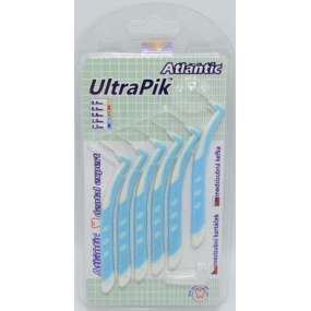 Atlantic UltraPik mezizubní kartáčky 1.0 mm Modré zahnuté 6 kusů