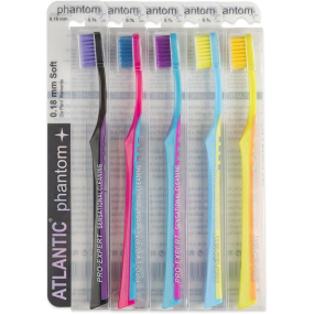 Atlantic Phantom měkký zubní kartáček 1 kus různé barvy