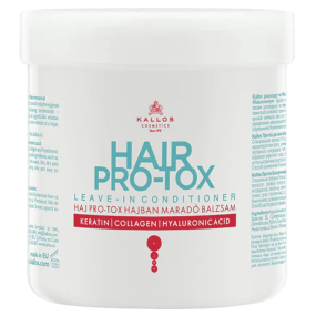 Kallos KJMN Pro-Tox Leave-in bezoplachový kondicionér pro suché a poškozené vlasy 250 ml