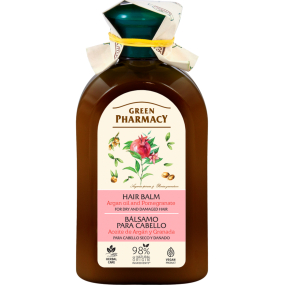 Green Pharmacy Arganový olej a Granátové jablko kondicionér pro suché a poškozené vlasy 300 ml