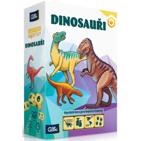 Albi Chytré kostky Dinosauři vědomostně-postřehová hra, věk 8+