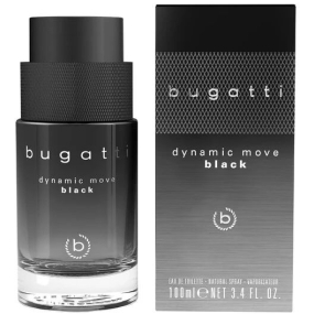 Bugatti Dynamic Move Black toaletní voda pro muže 100 ml