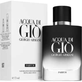 Giorgio Armani Acqua di Gio Parfum parfém plnitelný flakon pro muže 75 ml