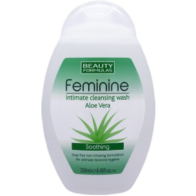 Beauty Formulas Feminine Soothing intimní mycí gel s aloe vera 250 ml
