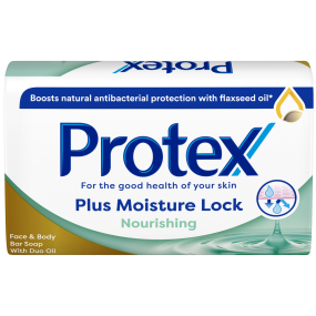 Protex Plus Moisture Lock Nourishing vyživující toaletní mýdlo pro suchou pokožku 90 g