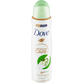 Dove Advanced Care Okurka a Zelený čaj antiperspirant deodorant sprej 150 ml