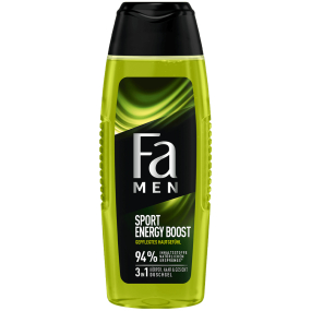 Fa Men Sport Energy Boost 3v1 sprchový gel na tělo, tvář a vlasy pro muže 250 ml