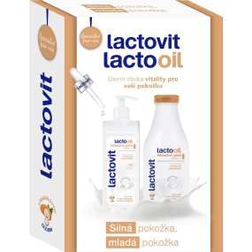 Lactovit Lactooil tělové mléko 400 ml + sprchový gel 500 ml, kosmetická sada