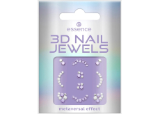 Essence 3D Jewels nálepky na nehty kamínky 01 Future Reality 10 kusů