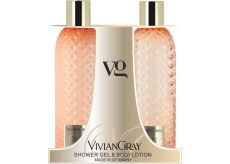 Vivian Gray Neroli a Ambra luxusní sprchový gel 300 ml + luxusní tělové mléko 300 ml, kosmetická sada
