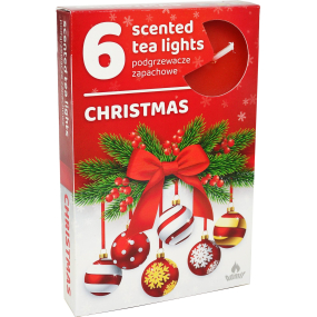 Admit Tea Lights Christmas vonné čajové svíčky 6 kusů, doba hoření 3 - 4 hodiny