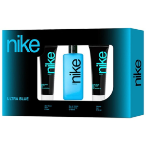 Nike Ultra Blue Man toaletní voda 100 ml + voda po holení 75 ml + sprchový gel 75 ml, dárková sada pro muže