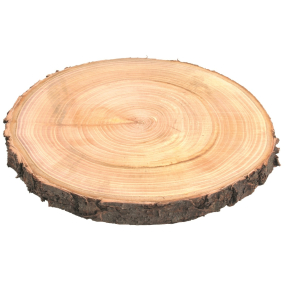 Plátek dřevěný oboustranně vyhlazený ořech 18 - 20 cm