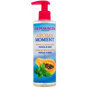Dermacol Aroma Moment Papája & Máta tekuté mýdlo 250 ml dávkovač