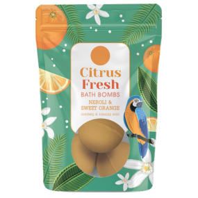Elysium Spa Citrus Fresh šumivá koule do koupele 3 x 50 g