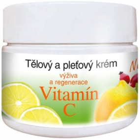Bione Cosmetics Vitamin C regenerační tělový a pleťový krém 260 ml