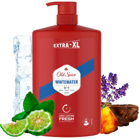 Old Spice Whitewater 3v1 sprchový gel a šampon pro muže 1000 ml