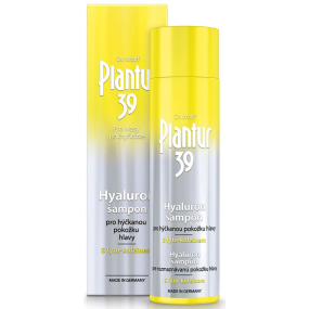 Plantur 39 Hyaluron pro hýčkanou pokožku po čtyřicítce šampon na vlasy aktivuje vlasové kořínky 250 ml