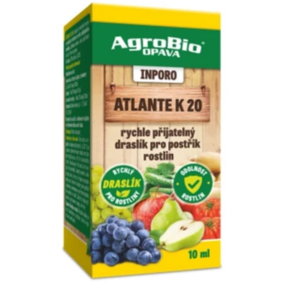 Agrobio Inporo Atlante K 20 rychle přijatelný draslík pro postřik rostlin 10 ml
