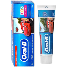 Oral-B Kids Frozen & Cars zubní pasta s jemnou příchutí pro děti od 3 let 75 ml