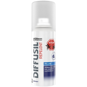 Diffusil Repelent Plus proti komárům, ovádům a klíšťatům, rychleschnoucí sprej mini 50 ml