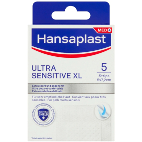 Hansaplast Ultra Sensitive XL náplast 5 kusů