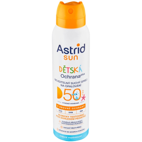 Astrid Sun Kids OF50 neviditelný suchý sprej 150 ml