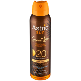 Astrid Sun OF20 Coconut Love suchý olej na opalování sprej 150 ml