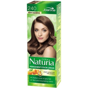 Joanna Naturia barva na vlasy s mléčnými proteiny 240 Světlé cappuccino