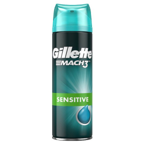 Gillette Mach3 Sensitive gel na holení pro muže 200 ml